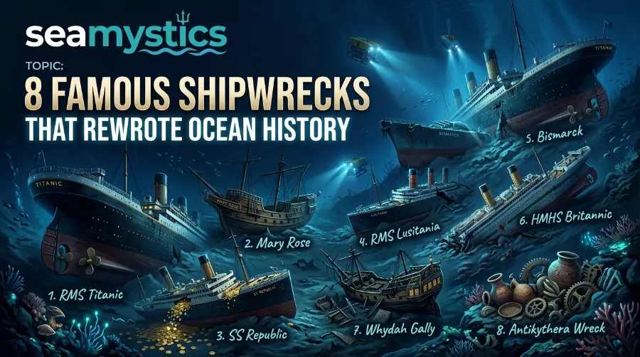 famous shipwrecks ocean history.
