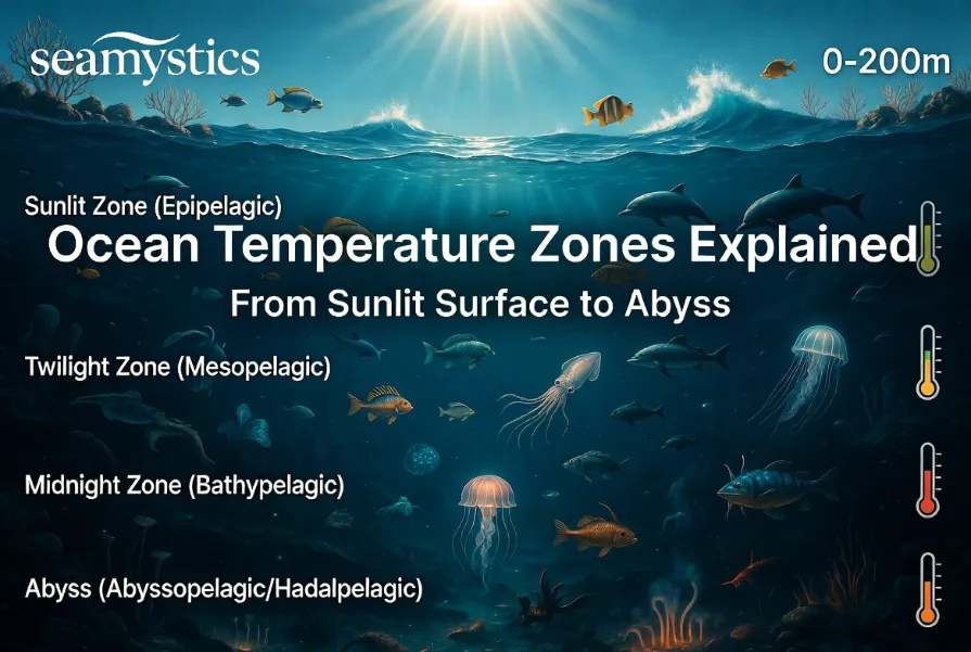 how ocean depth affects temperature