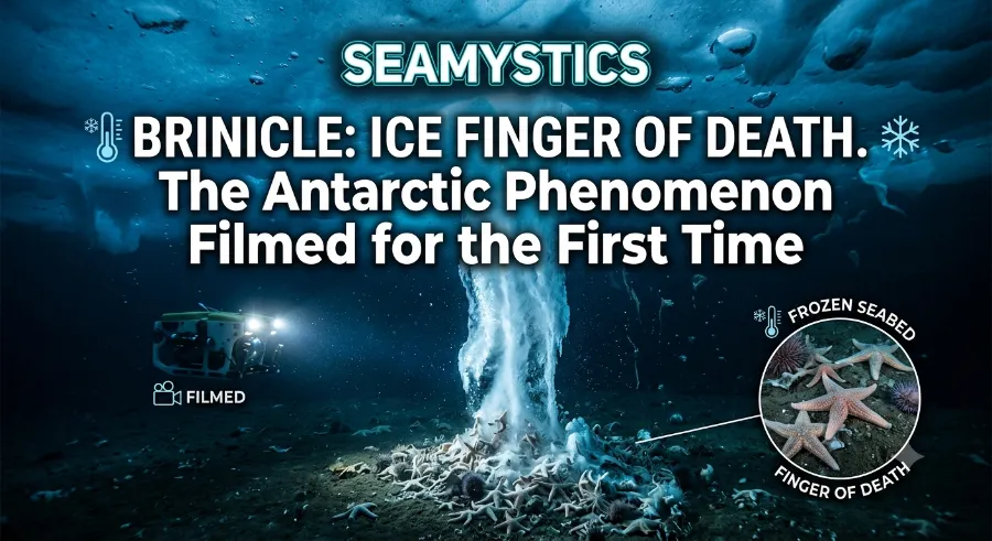 brinicle ice finger.