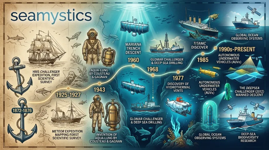 ocean exploration timeline facts