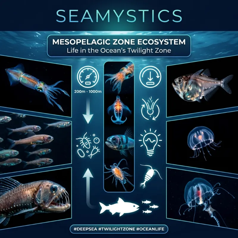 mesopelagic zone ecosystem