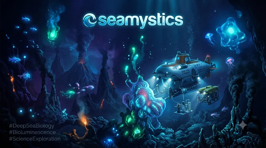mysterious lights deep ocean