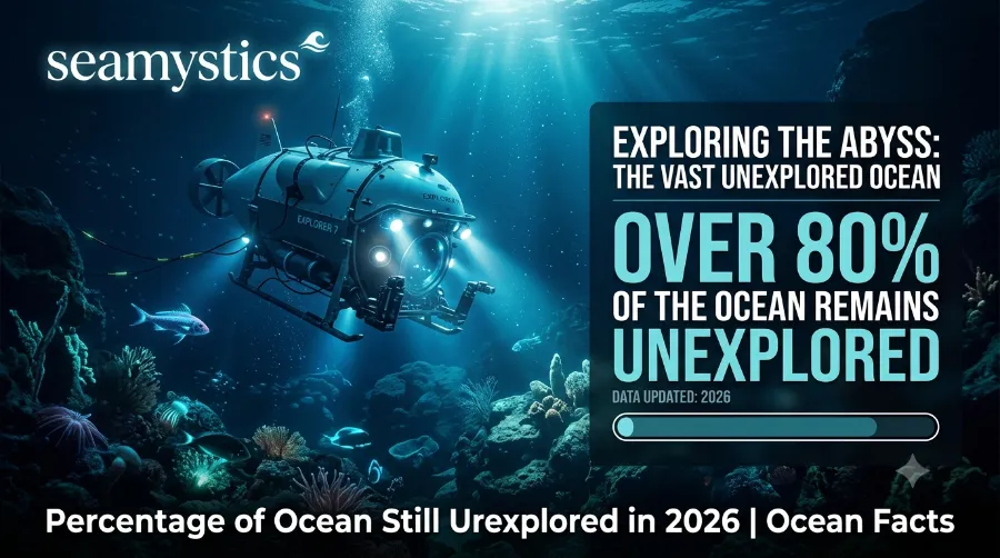  percentage of ocean still unexplored