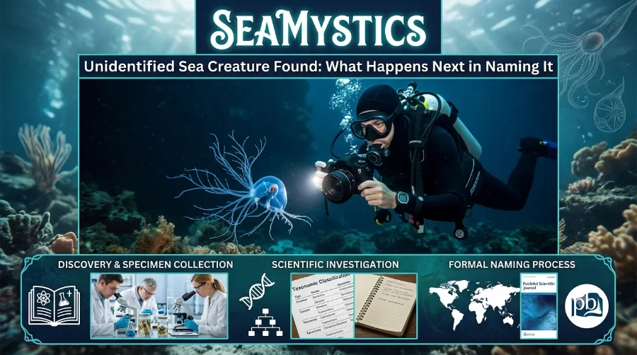 unidentified sea creature found
