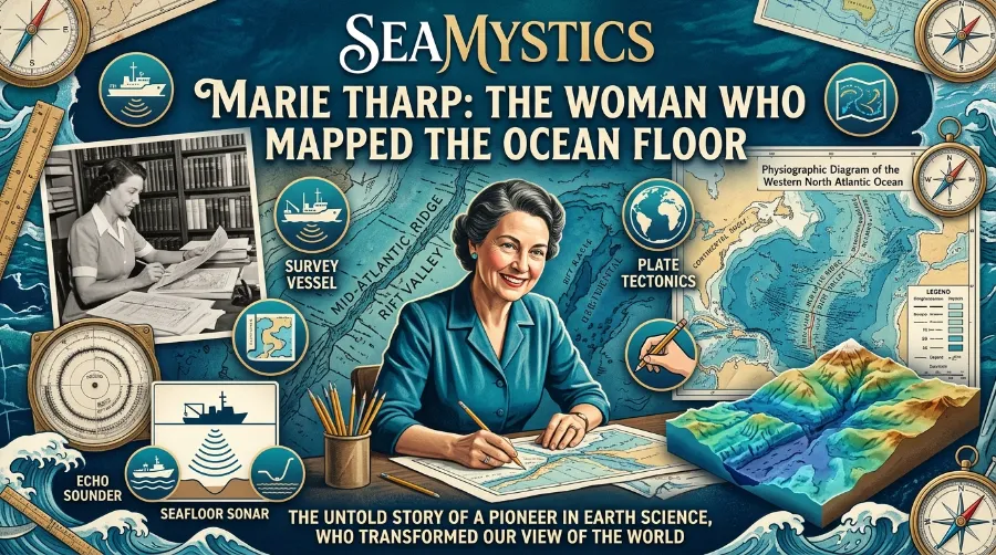 Marie Tharp mapping