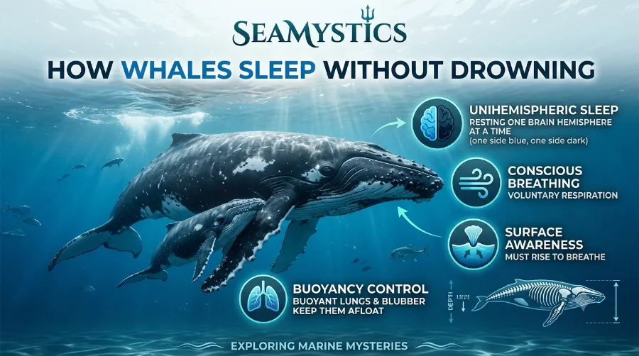 how whales sleep.