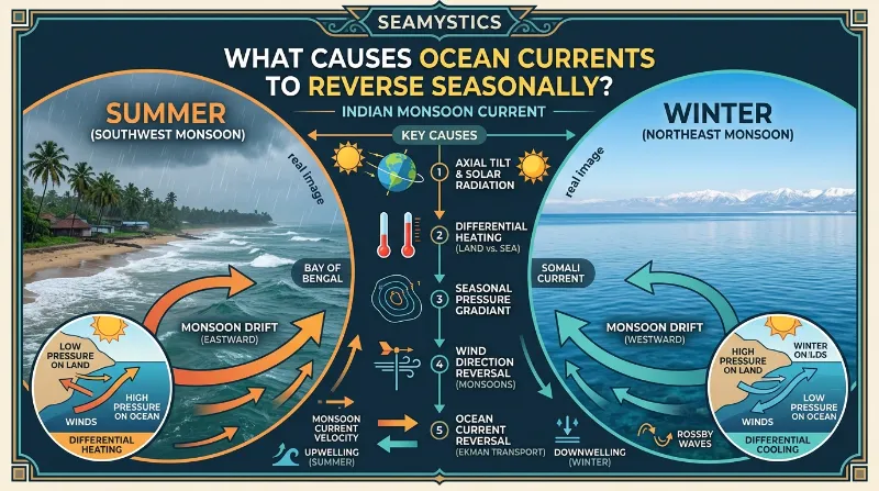 seasonal current reversal