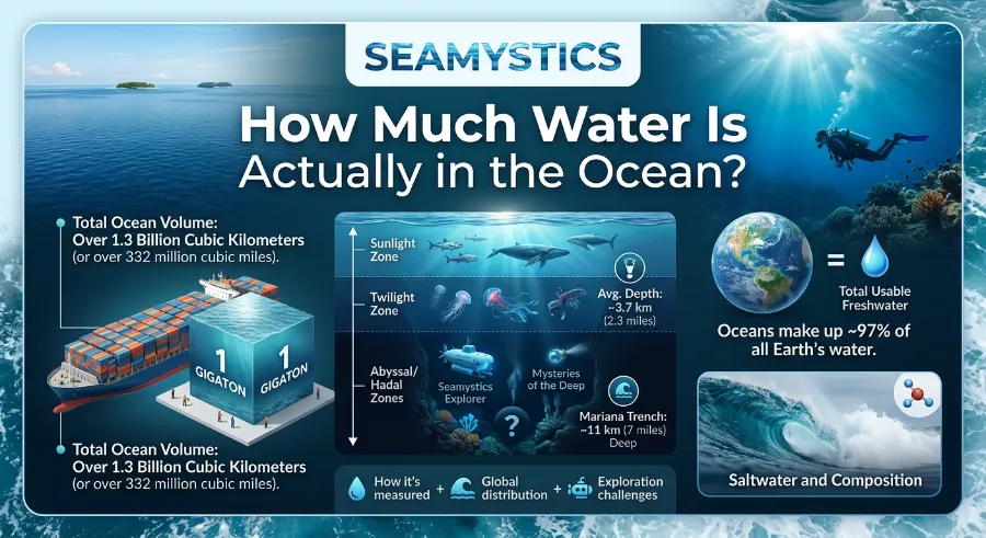 total ocean volume