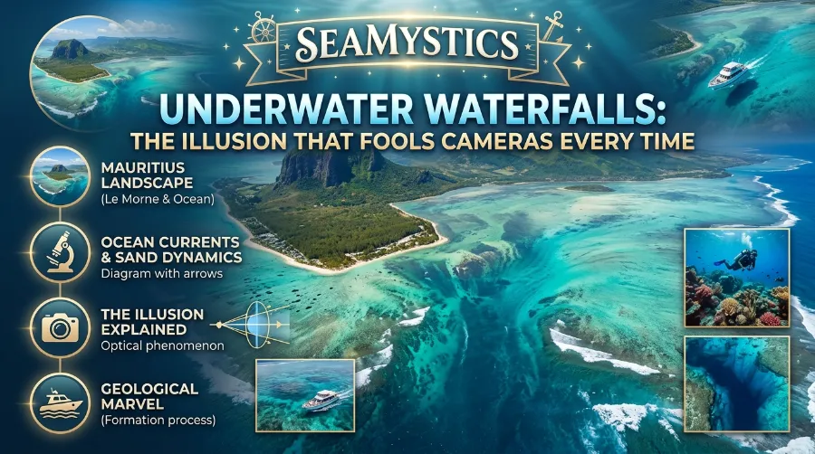 underwater waterfall illusion