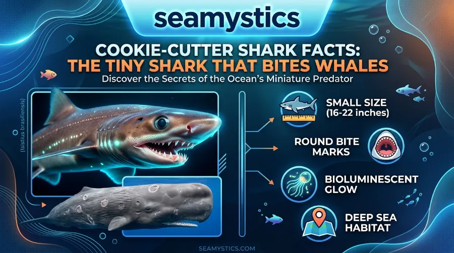 cookiecutter shark facts