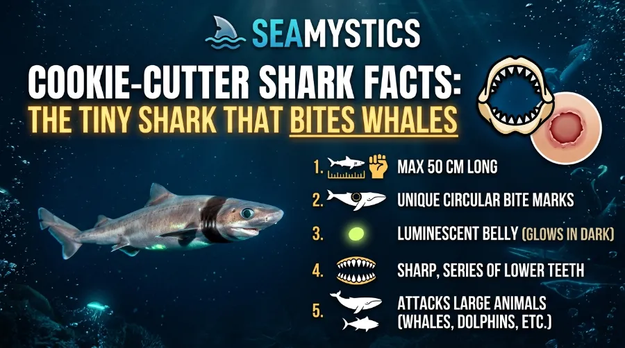 cookiecutter shark facts