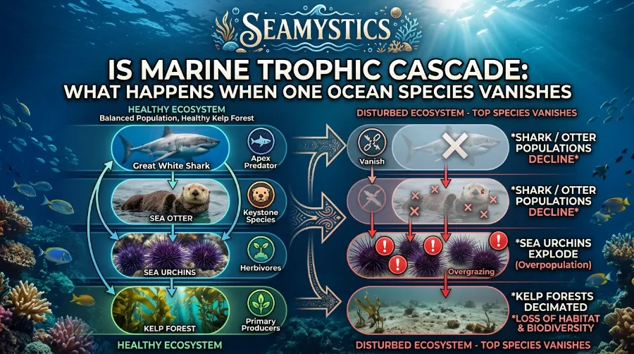 marine trophic cascade