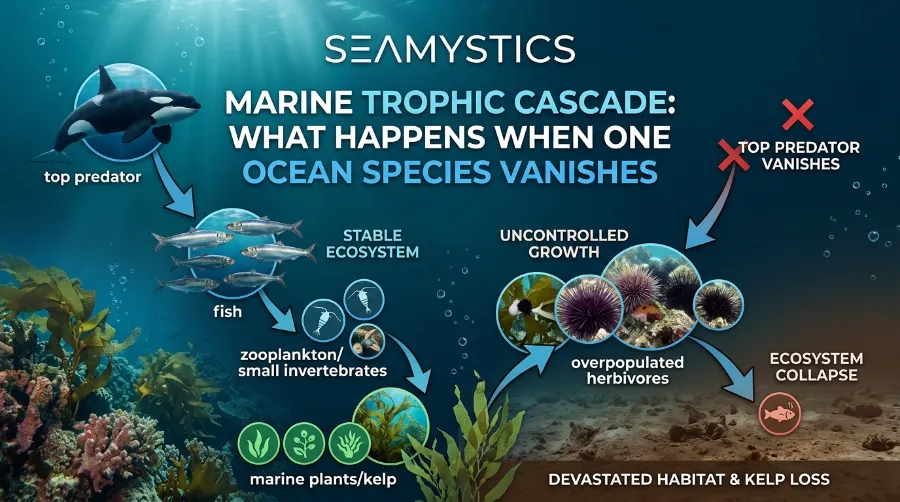 marine trophic cascade