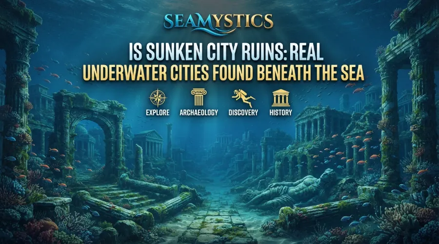 sunken city ruins