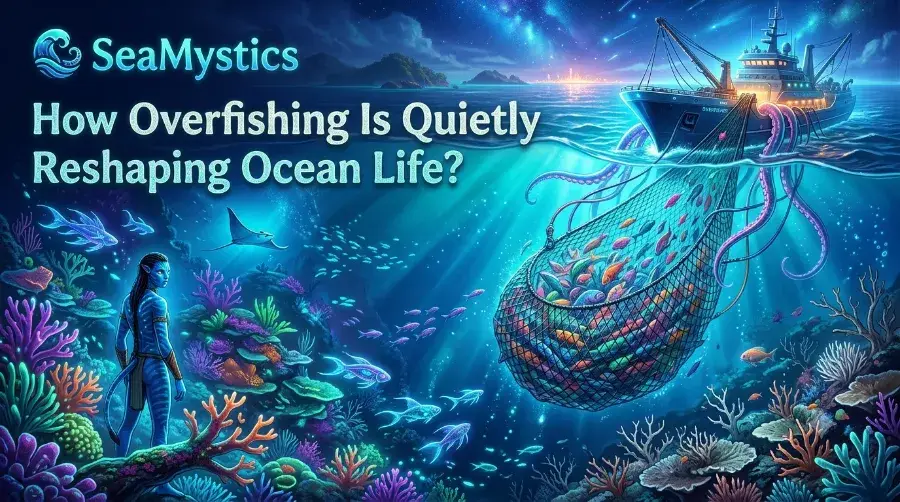 overfishing effects ocean life.