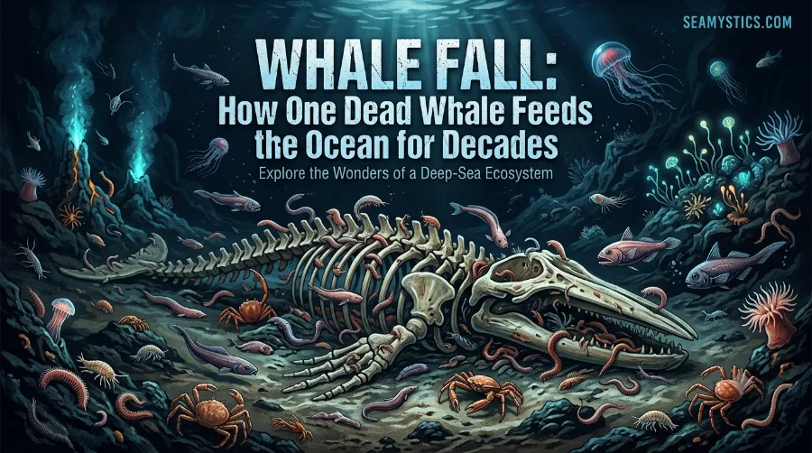 How a Whale Carcass Feeds the Seafloor for Decades