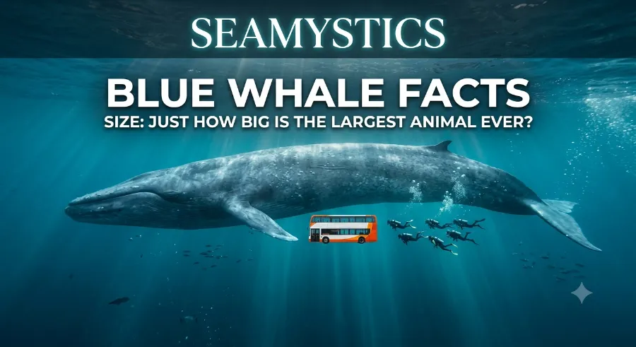 blue whale facts size