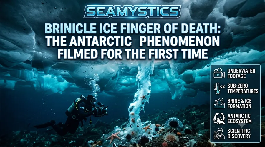 brinicle ice finger.