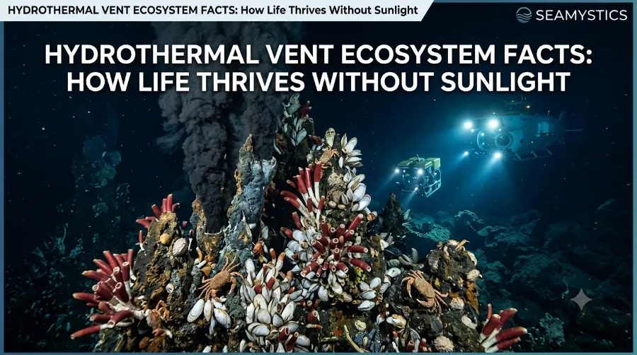 hydrothermal vent ecosystem facts