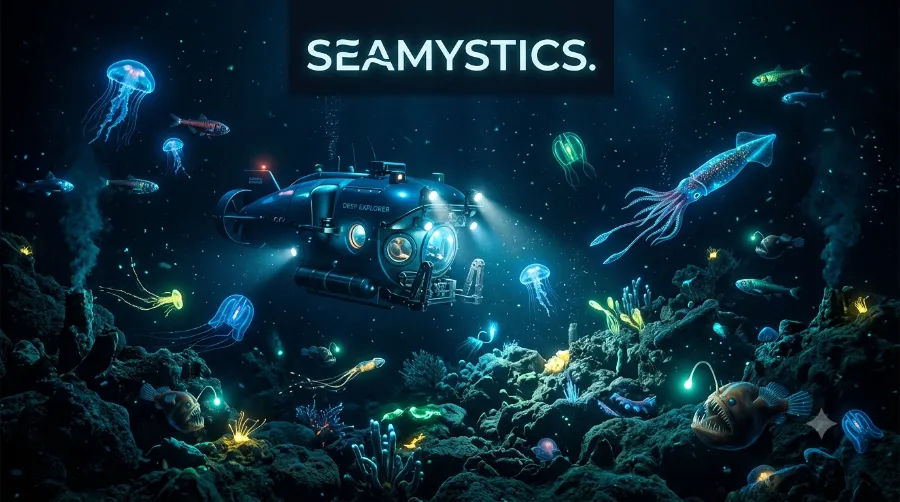 mysterious lights deep ocean
