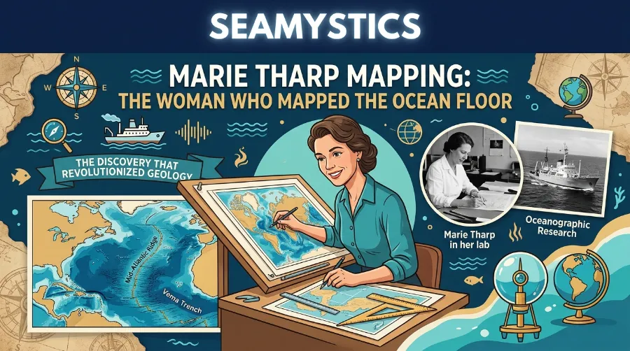 Marie Tharp mapping