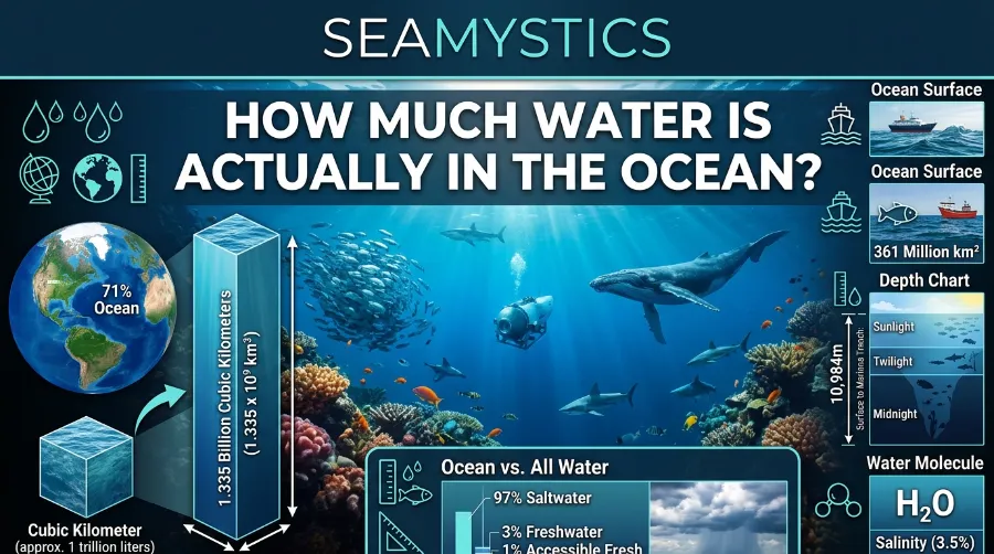 total ocean volume