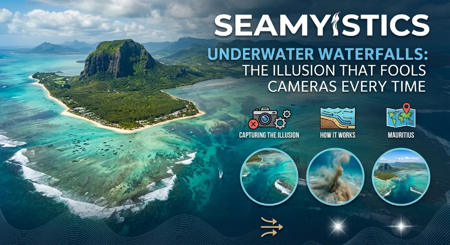 underwater waterfall illusion
