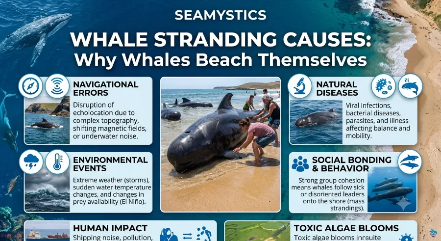 whale stranding causes