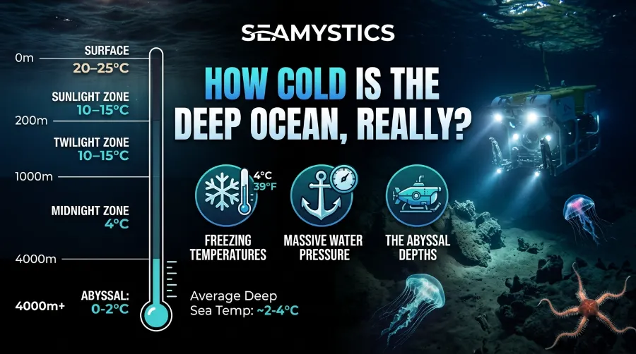deep ocean temperature